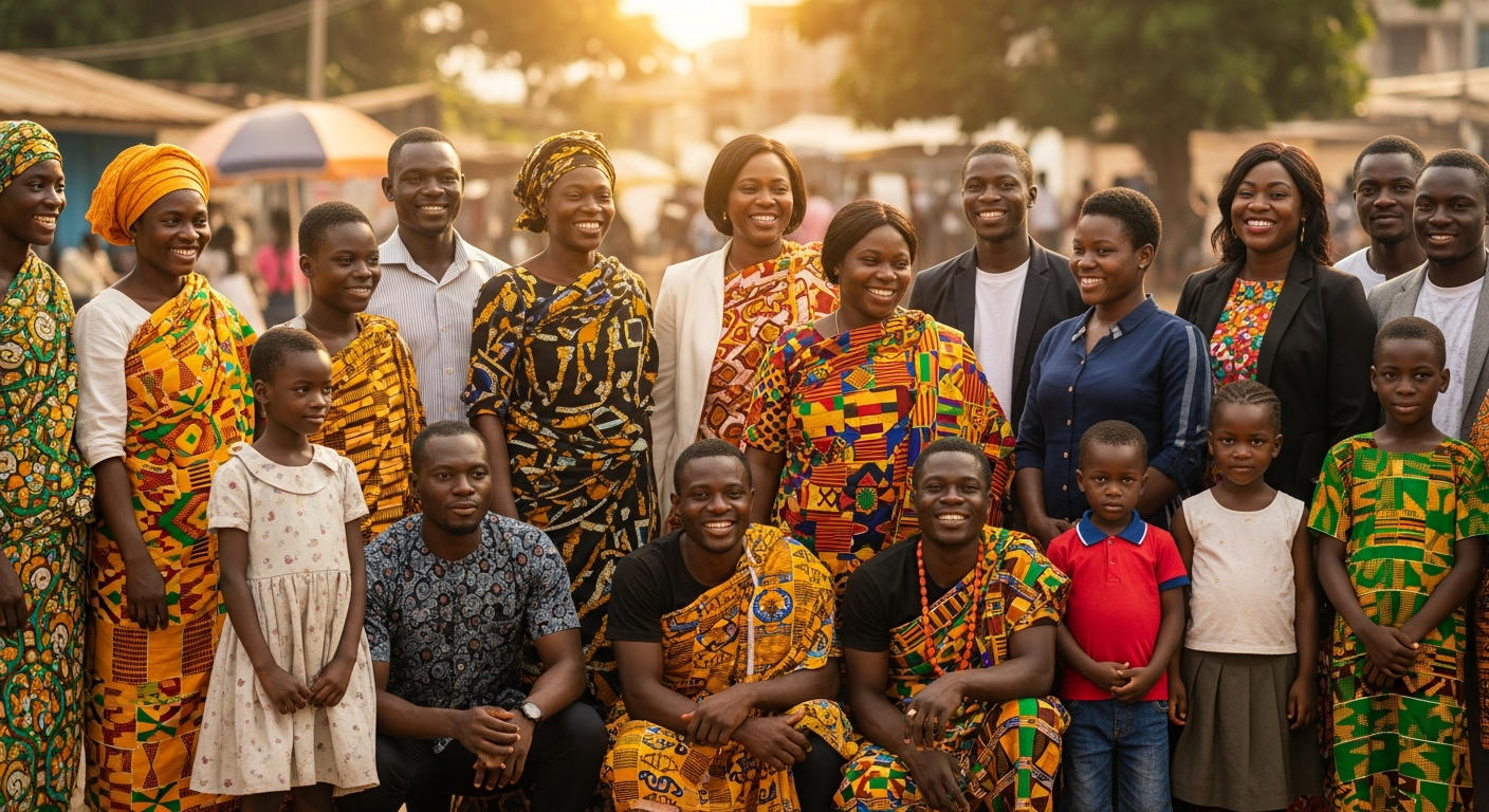 Ghanaians of all ages and regions saving together with SelfSusu