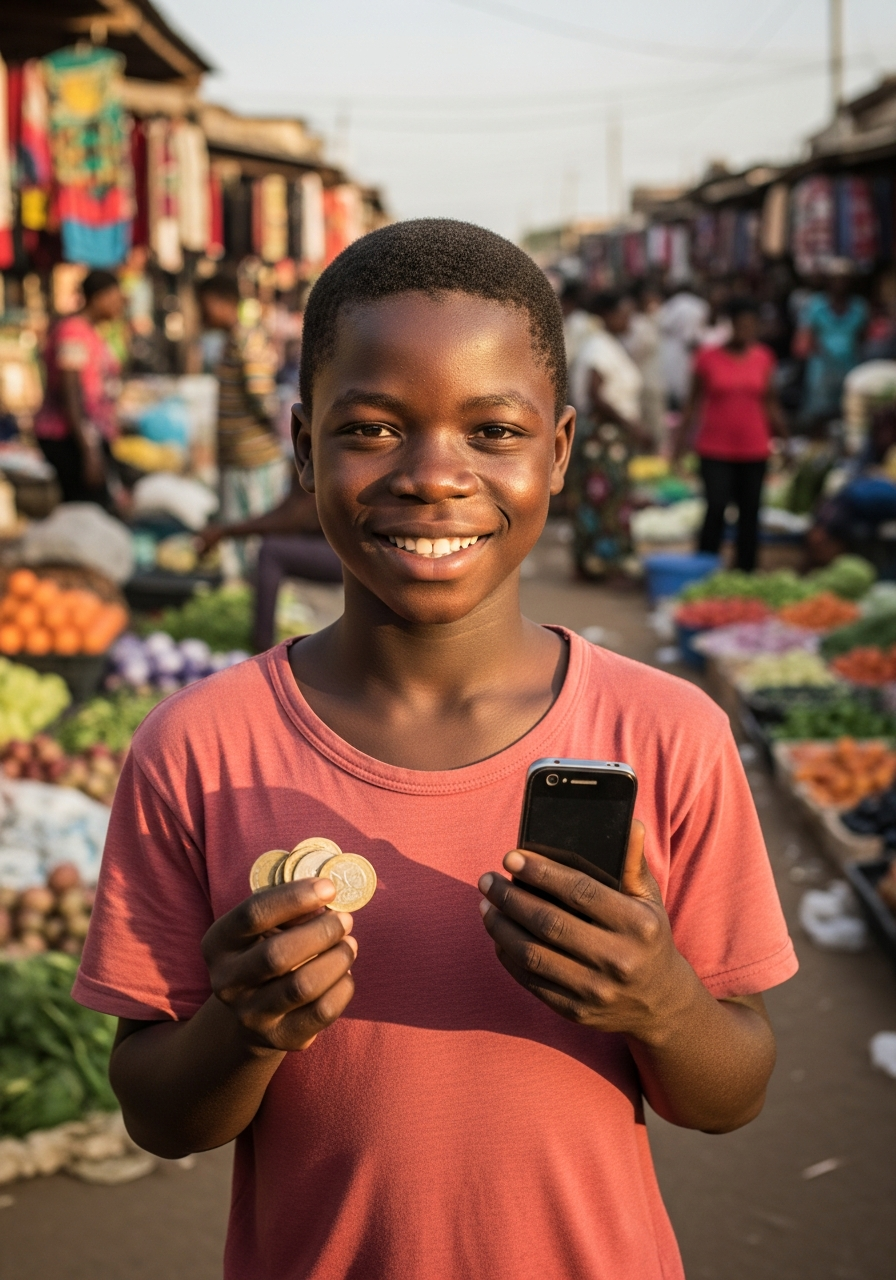 Kwesi, Hustler, Kumasi, saving with SelfSusu